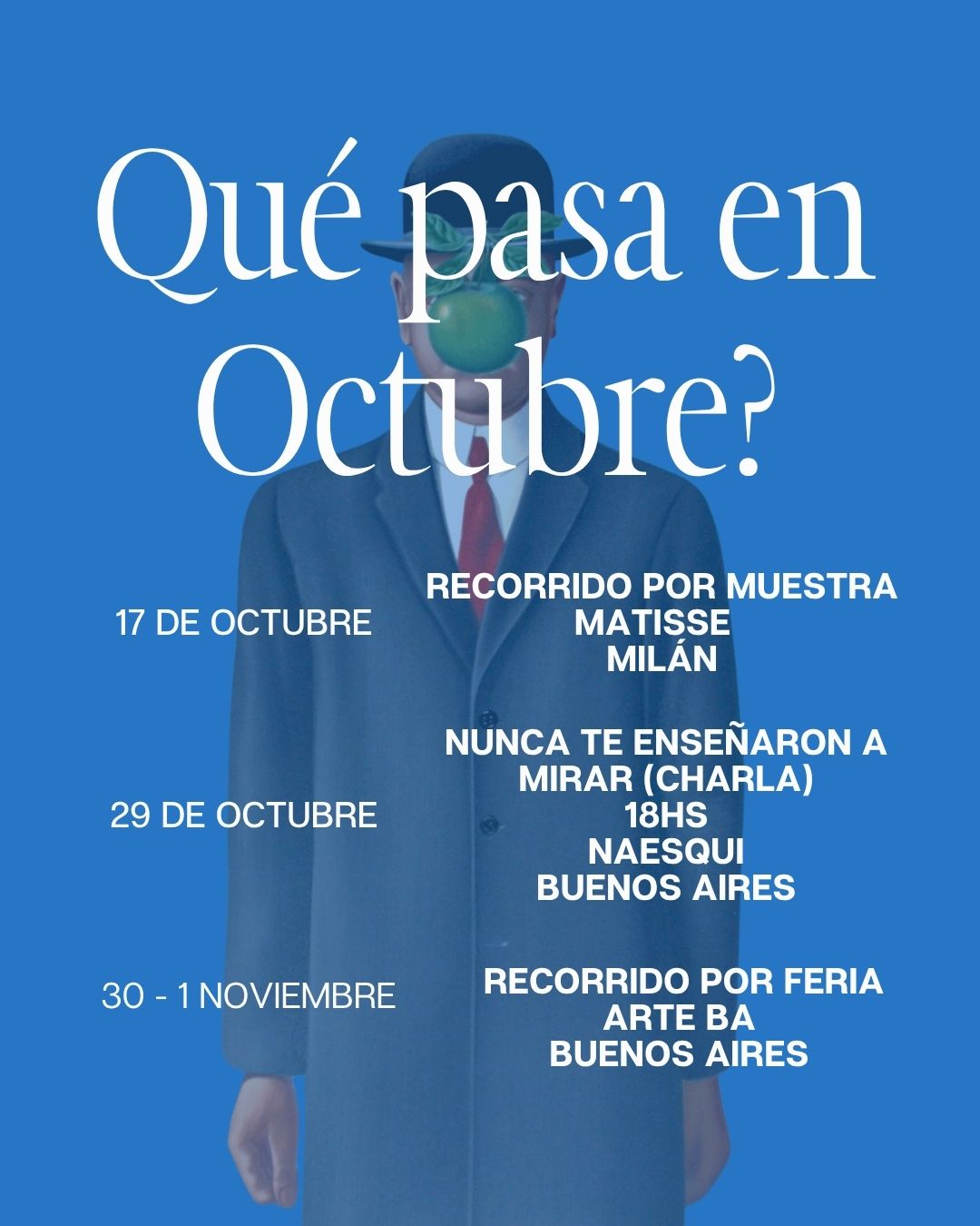 Agenda de Octubre